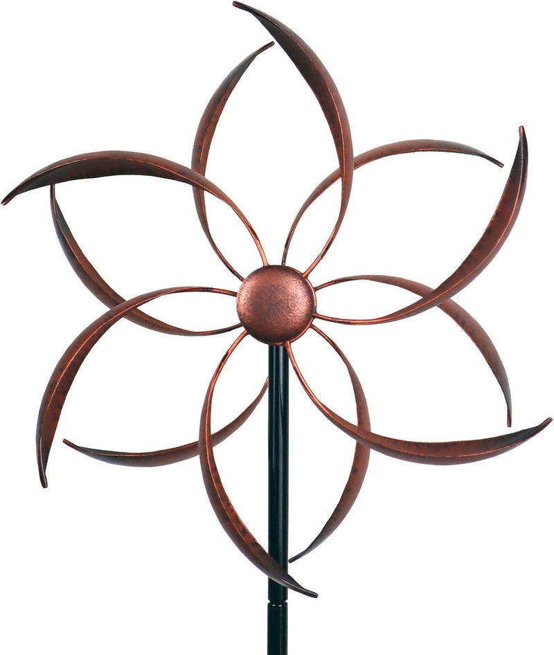 LERFUGI Wind Spinner Outdoor Metal Wind Sculptures 360 Degrees Wind Spinners for Yard and Garden - Image 1